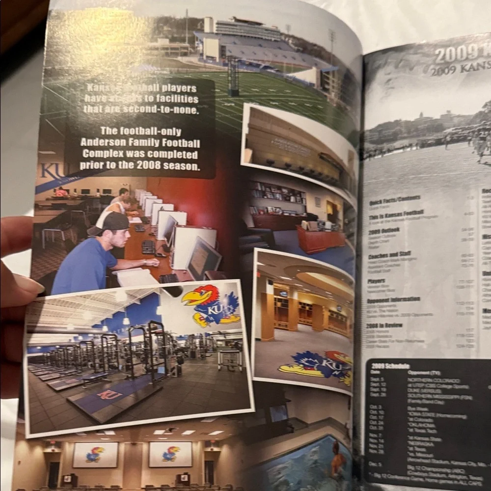 Adidas Kansas Football Media Guide Book - Blue and Red - Picture 12 of 12